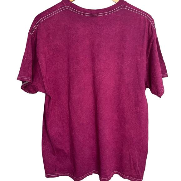 NIRVANA Smiley Face 90s Style Grunge Kurt Cobain Band Shirt Unisex Size Large - Picture 2 of 8